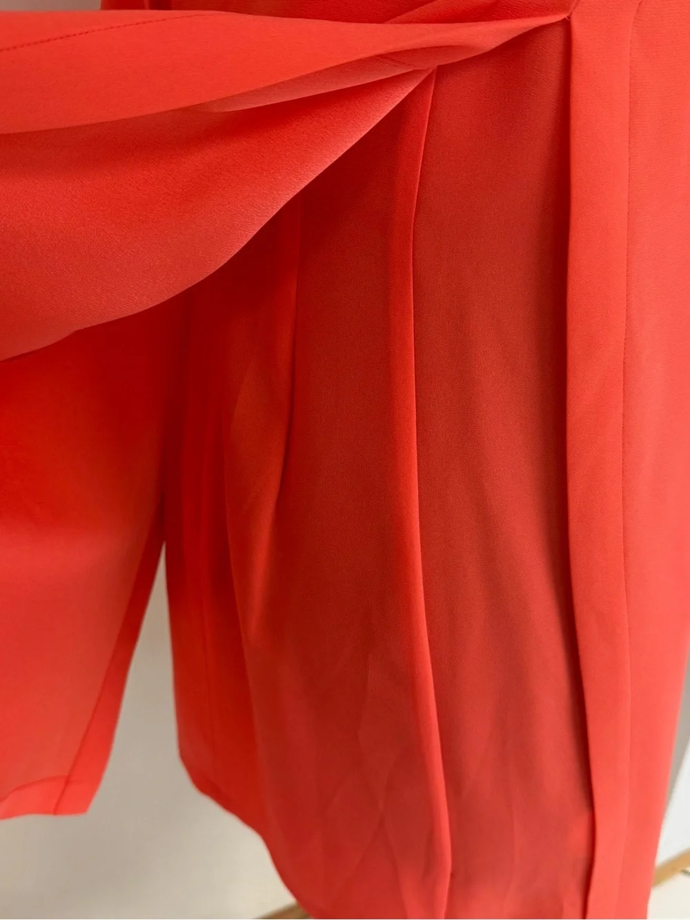 BCBGMAXAZRIA Strapless Coral-Orange Shift Dress NWT - Picture 9 of 12